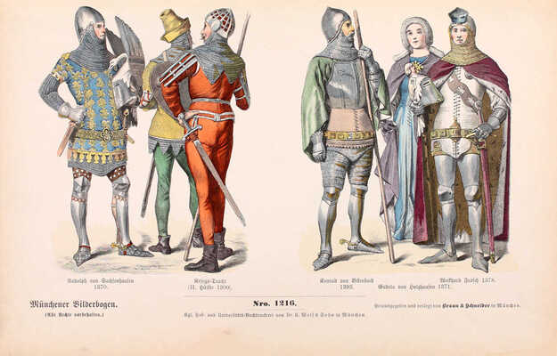 [К истории костюма]. Zur Geschichte der costüme. München: Verlag von Braun & Schneider, [вторая пол. XIX в.].